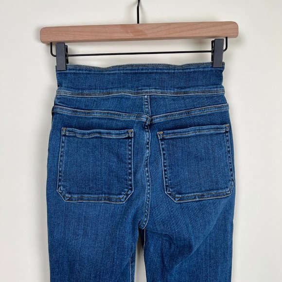 Frame Denim Le Francoise Flare Jeans High Waisted Full Length Long Bell Bottoms - Picture 14 of 15